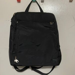 The Sak black backpack purse
